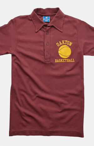80s Oakton Basketball Graphic Top image number 3