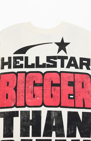 White Bigger Than Satan T-Shirt image number 4