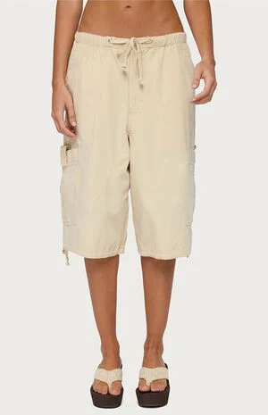 Azul Oversized Cargo Bermuda Shorts image number 1