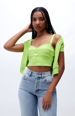 Sunny Day Tank & Cardigan Two-Piece Set image number 1