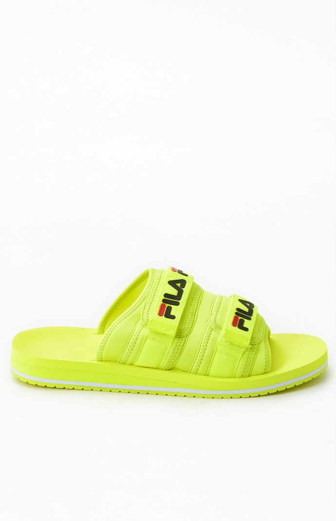 Neon Utility Slide Sandals