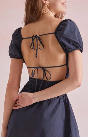 Jane Puff Sleeve Mini Dress image number 2