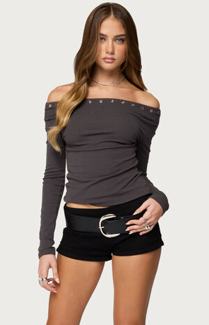 Rebekka Grommet Off Shoulder Top image number 1