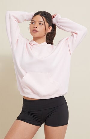 Active Pink Oversized Hoodie image number 3