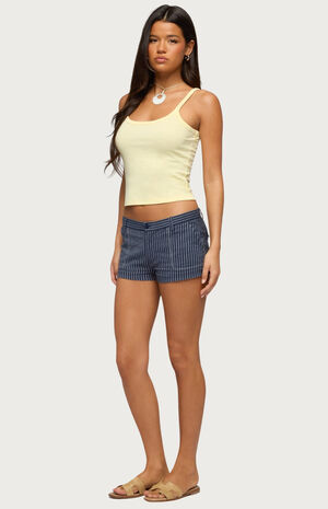 Lina Pinstripe Shorts image number 4