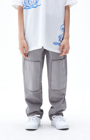 Gray Knee Patch Carpenter Pants image number 2