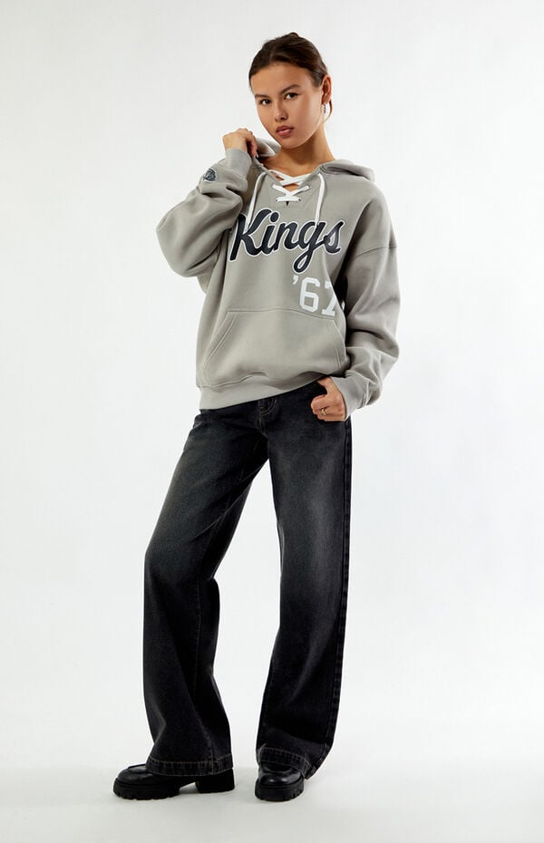 WILD COLLECTIVE x NHL Los Angeles Kings Lace-Up Hoodie