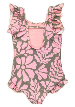 Kids Melo Ruffles One Piece Swimsuit image number 2