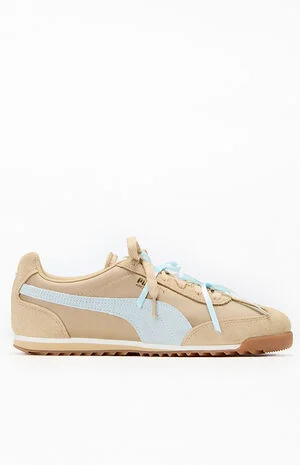 Women's Tan Arizona Bow Sneakers image number 1
