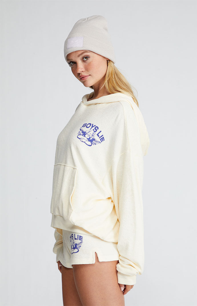 Boys cream hoodie sales