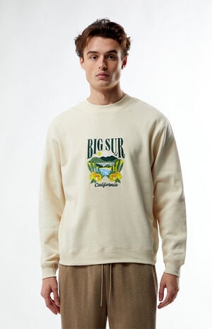 Big Sur Embroidered Crew Neck Sweatshirt image number 1