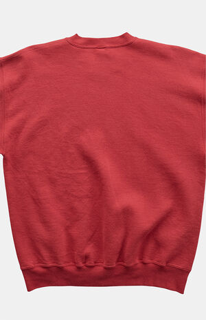 Red '90s Russell Crew Neck Sweatshirt image number 3