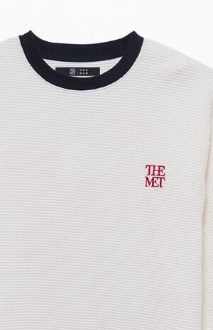 x Pacsun Passion Cropped Waffle Knit Long Sleeve T-Shirt image number 4