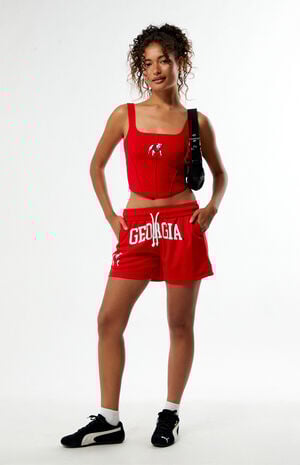 Georgia Bulldogs Hoop Jersey Basketball Shorts image number 1