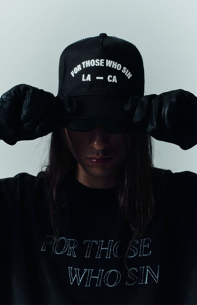 For Those Who Sin LA California Logo Trucker Hat