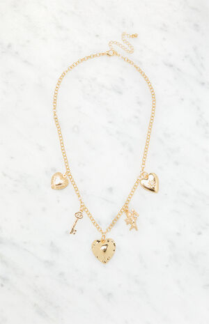 Holly Layered Charm Necklace image number 5