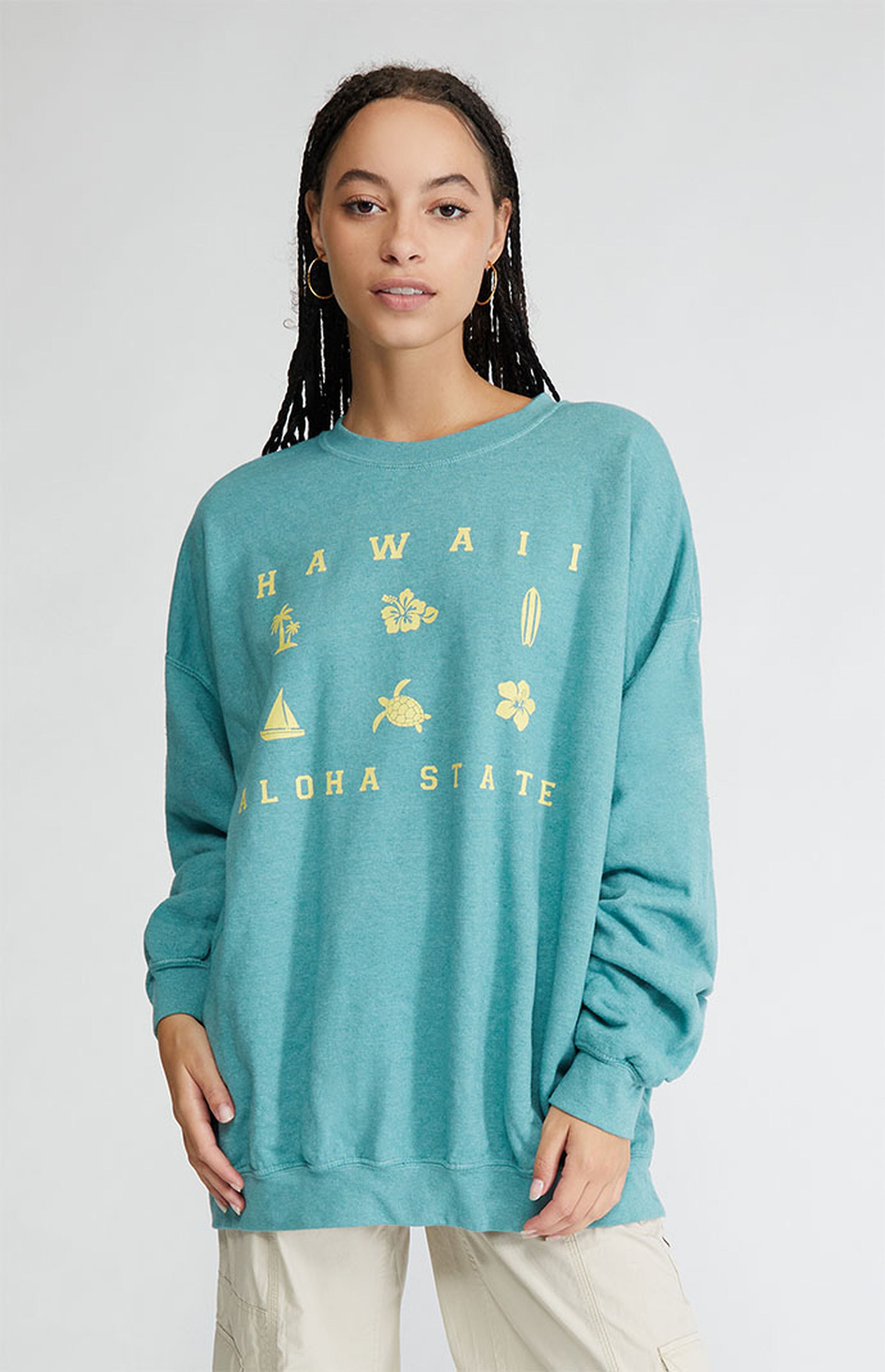 Golden Hour Hawaii Icons Crew Neck Sweatshirt PacSun