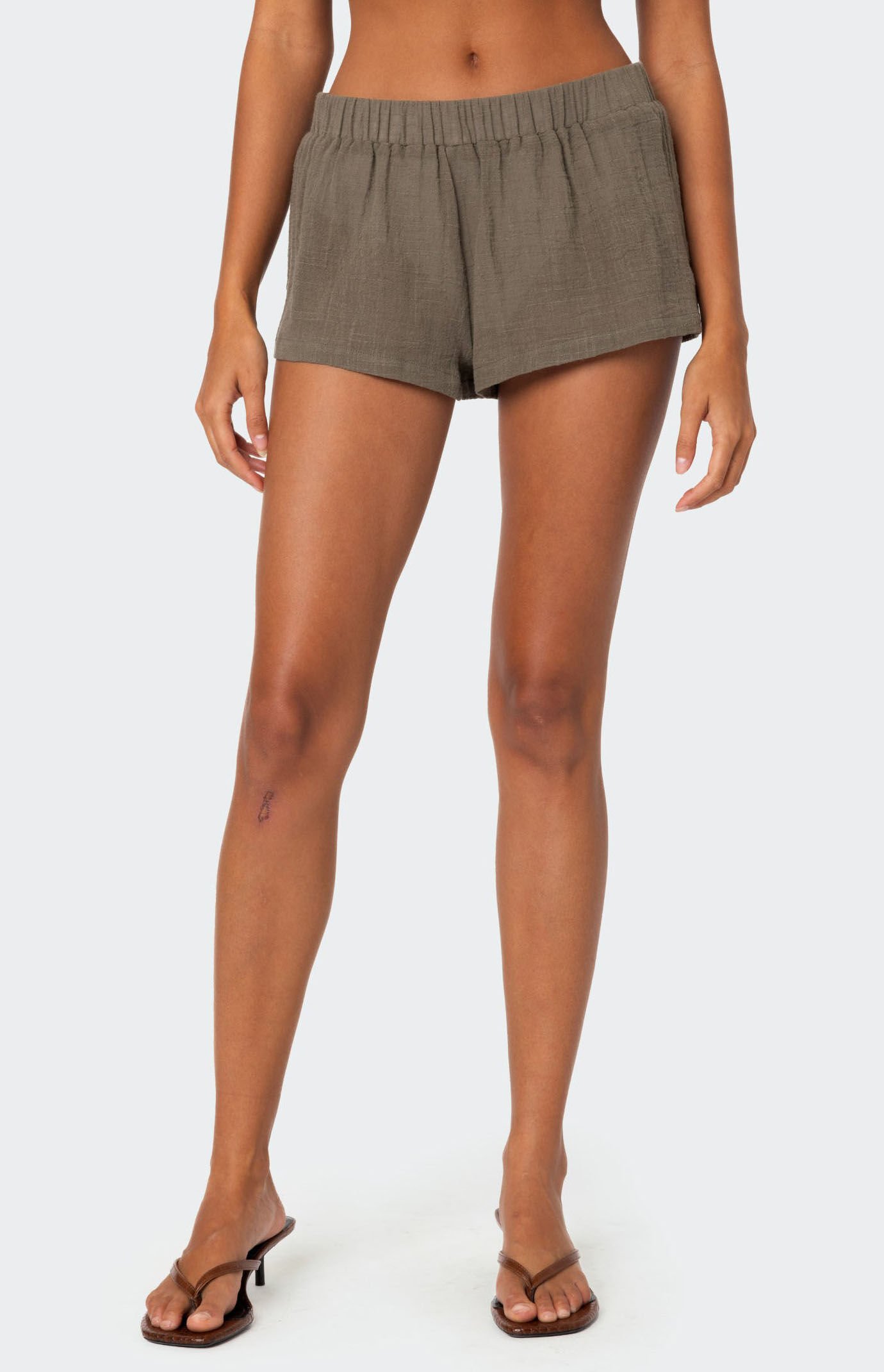トップス theredthread S garter bare shorts s THEREDTHREAD / ザレッドスレッド】S garter bare shorts set