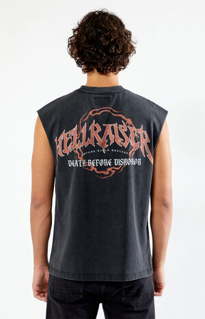 Hellraiser Vintage Cutoff Tank Top image number 2