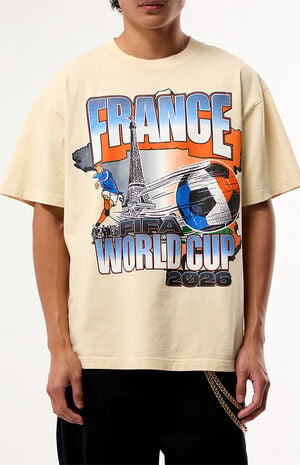 World Cup Team France Eiffel Tower T-Shirt image number 2