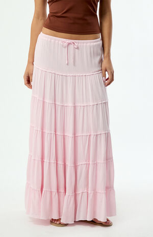 Tiered Maxi Skirt image number 2