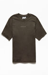 Olive Rib Detail T-Shirt Olive Rib Detail T-Shirt image number null