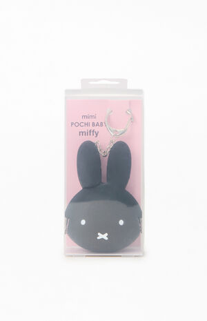Black Pochi Baby Coin Purse Keychain image number 1
