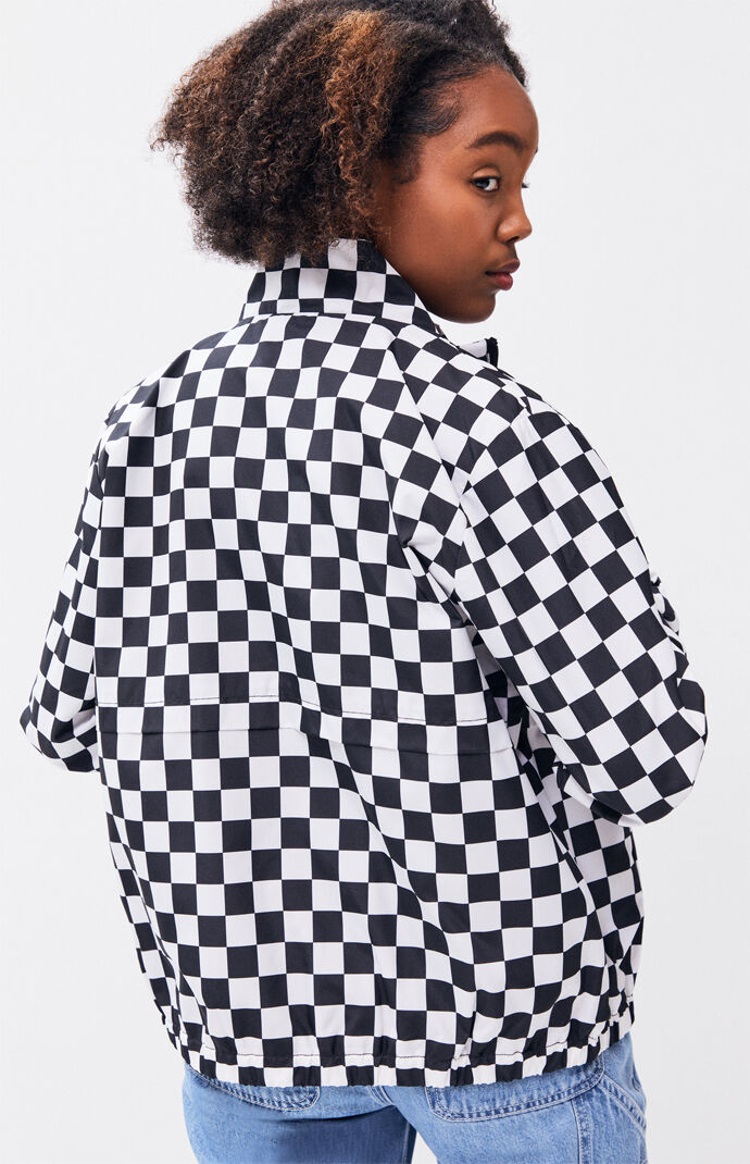 checkered vans jacket