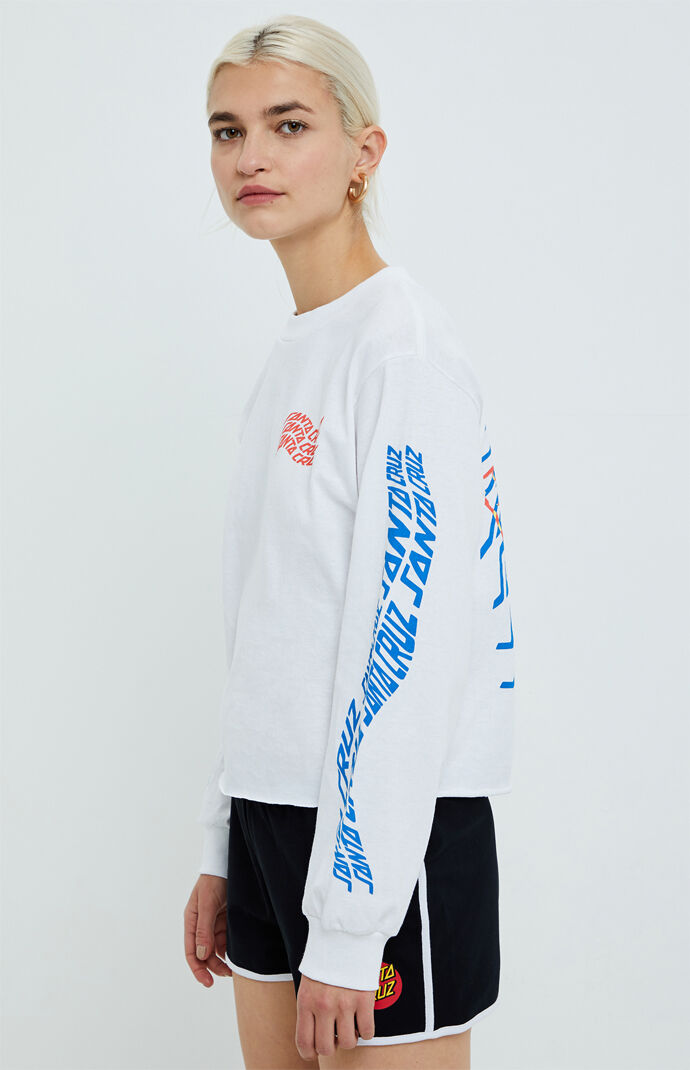 Vortex Hand Long Sleeve Boyfriend T-Shirt