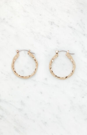 Braided Medium Hoop Earrings image number 1