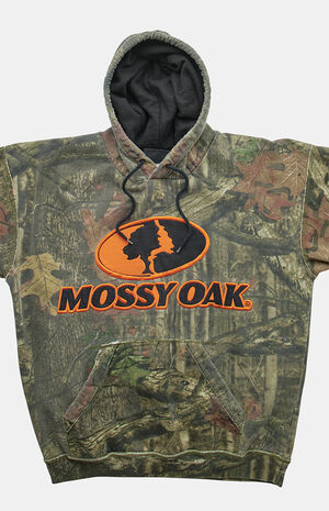 2000s Mossy Oak Camo Pullover Hoodie image number 3