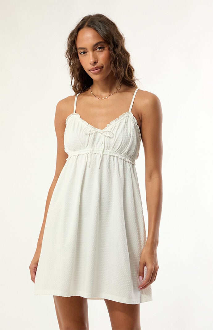 Billabong Jia Knit Babydoll Mini Dress