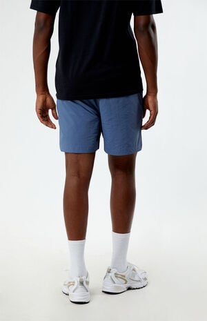 Blue Nylon Shorts image number 4