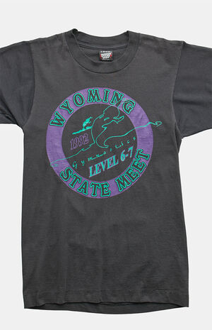 90s Wyoming State Meet Graphic T-Shirt image number 2