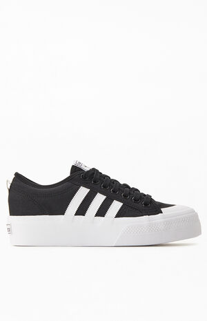 Women's Black Nizza Platform Sneakers image number 2