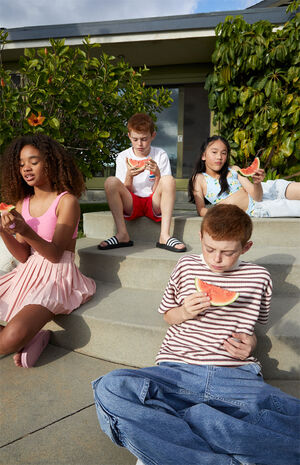 Stripe Boxy T-Shirt image number 1