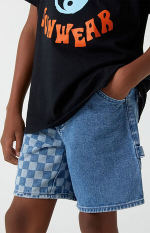 Two-Tone Checkerboard Shorts image number 2