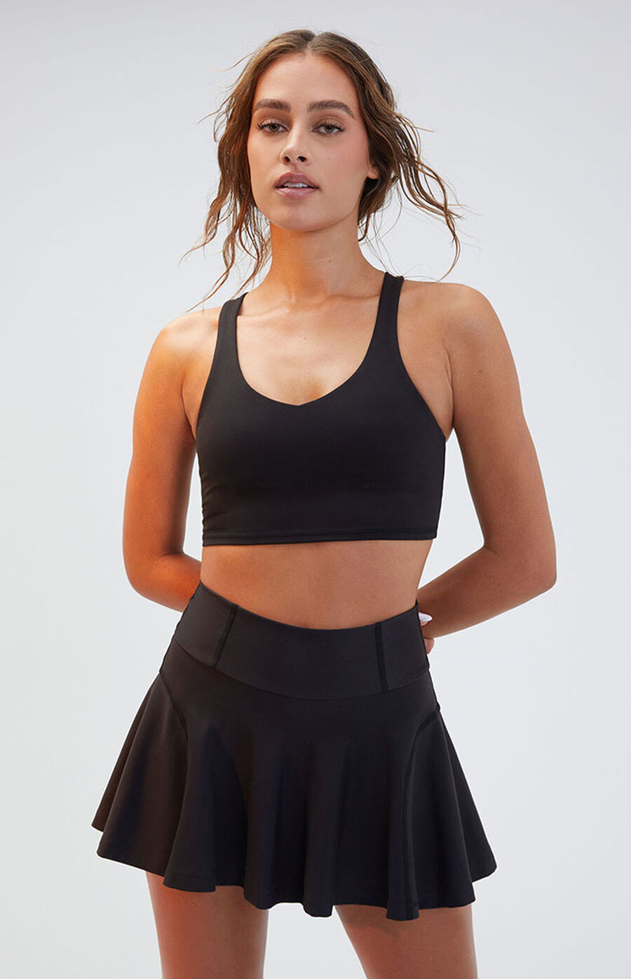 PAC 1980 PAC GLIDE Active Black Action Circle Skirt | PacSun