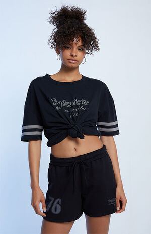 By PacSun 76 Boyfriend Sweat Shorts image number 1
