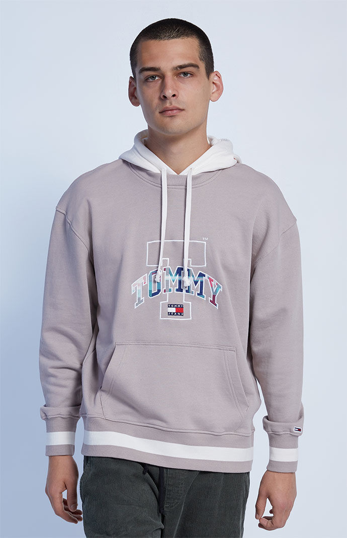 Tommy jeans tartan hoodie outlet