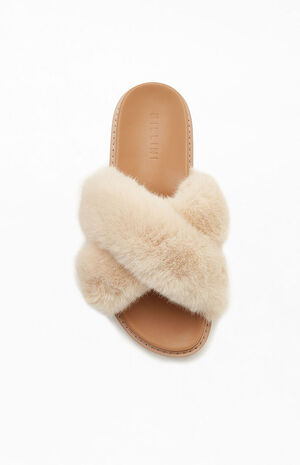 Women's Rafi Faux Fur Slide Sandals image number 6