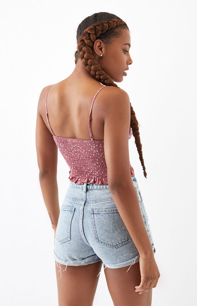 Ruched Bustier Tank Top