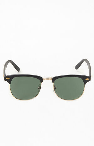 Small Metal Fifty-Fifty Sunglasses image number 2