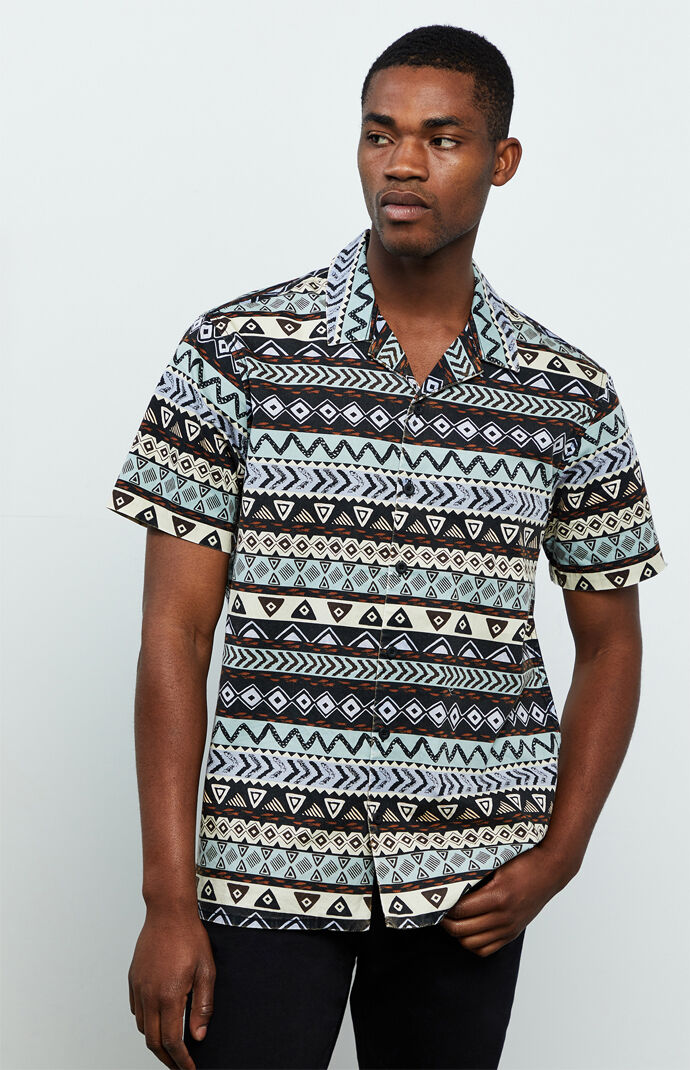 Erraw Button Up Short Sleeve Shirt