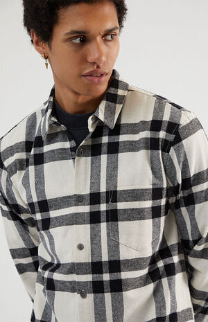 Darren Oat Milk Flannel Shirt image number 2