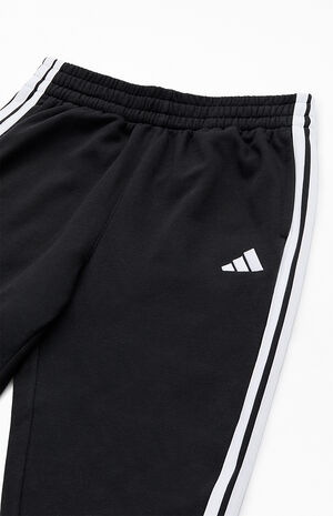 Kids Essentials Black 3 Stripes Jogger Sweatpants image number 2