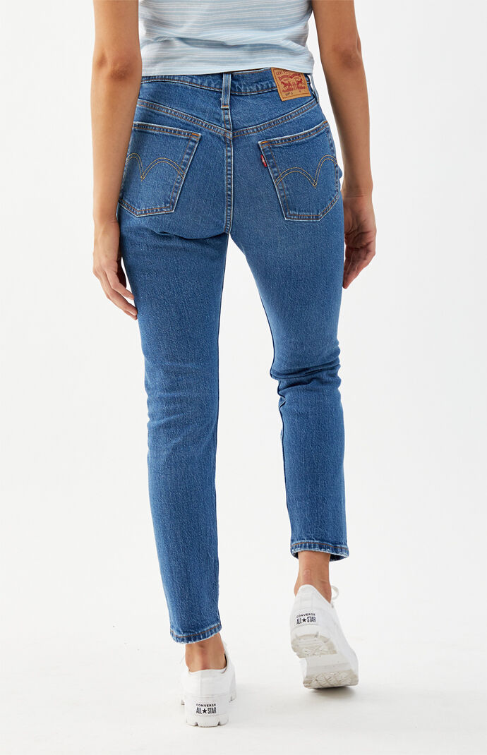 Medium Indingo 501 Skinny Jive Jeans