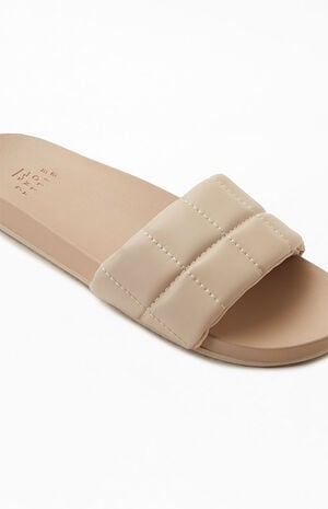Women's Cream Alana Slide Sandals image number 6