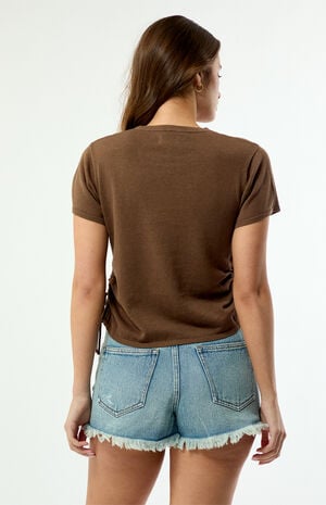 Vali Short Sleeve Cinched Top image number 4