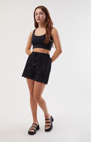 Phoebe Eyelet Shorts image number 1
